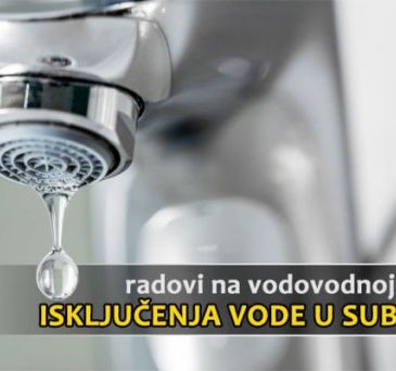 Nekoliko ulica u MZ "Centar III" sutra bez vode