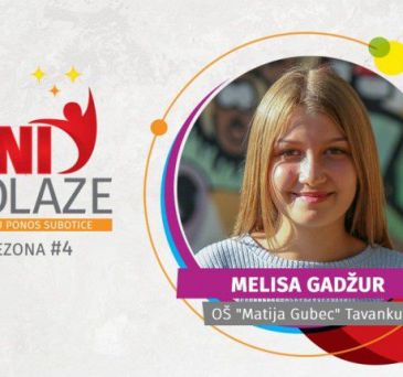 Oni dolaze: Melisa Gadžur, učenica generacije OŠ "Matija Gubec" u Tavankutu